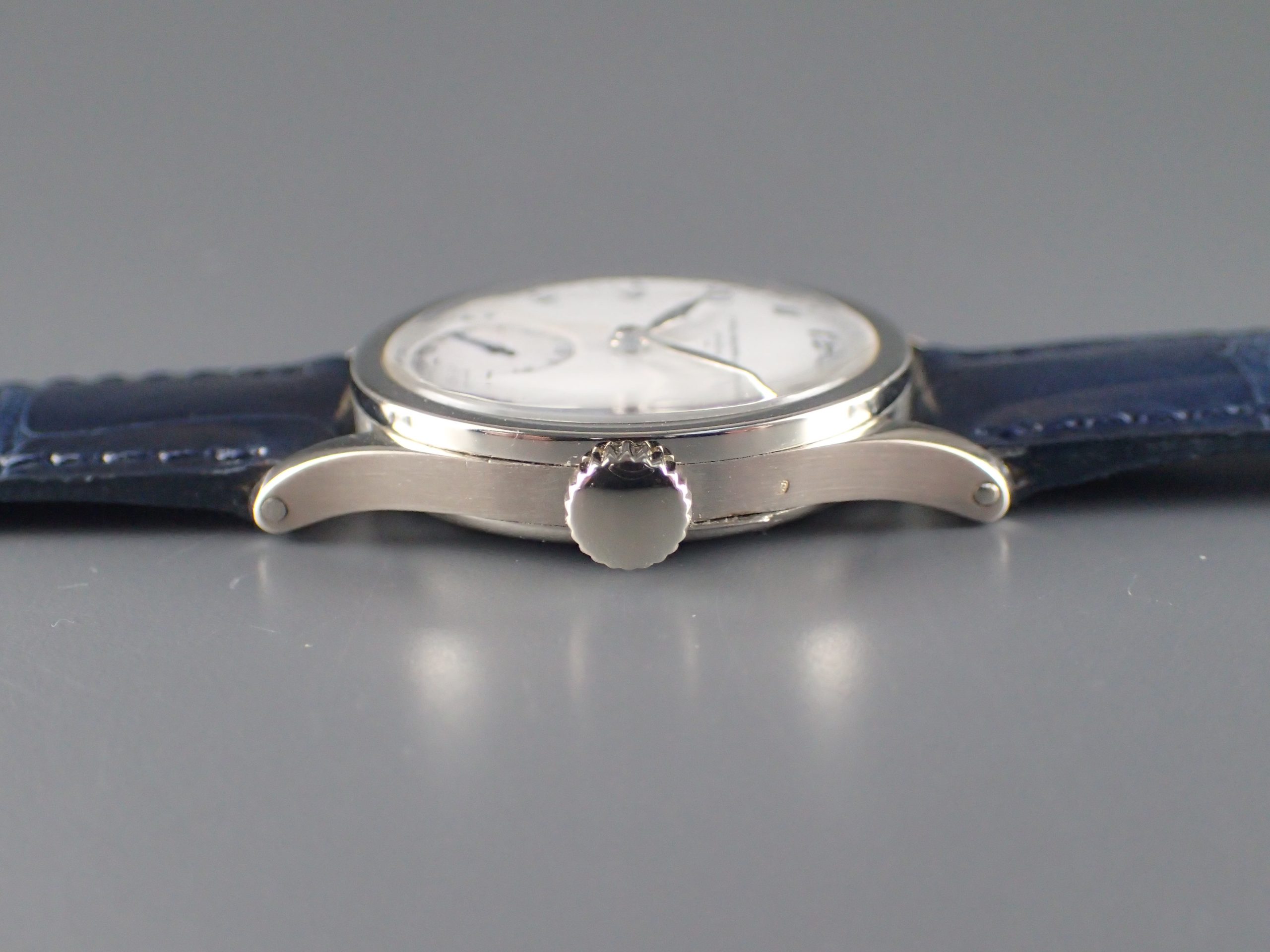 White, enamel dial