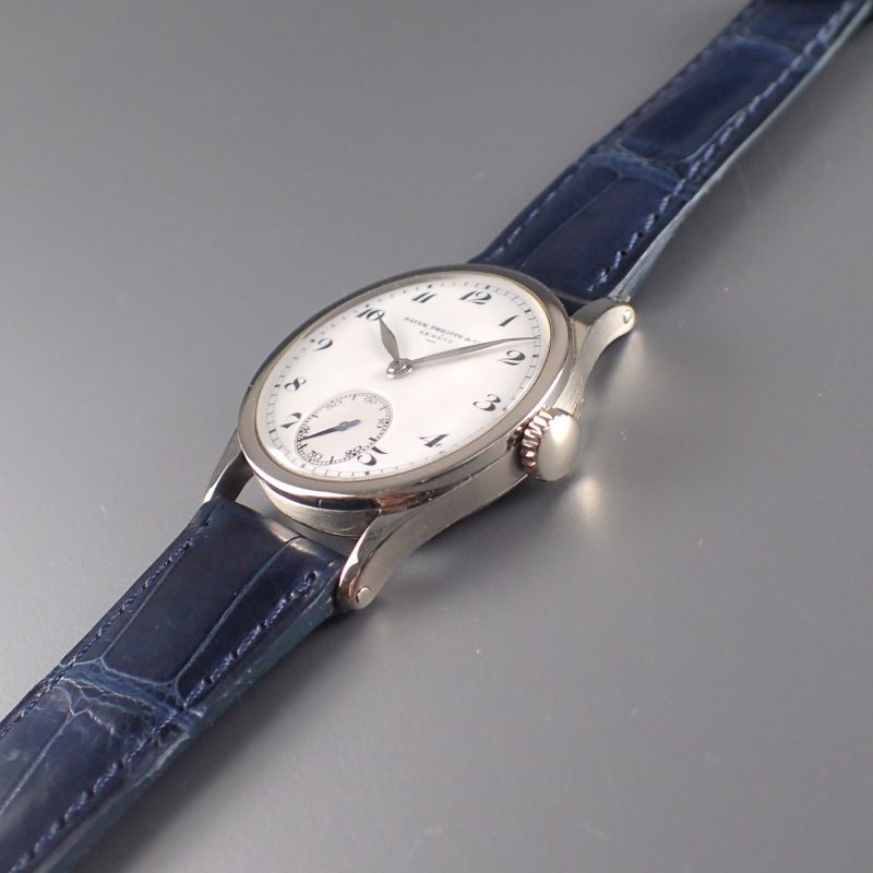 White, enamel dial