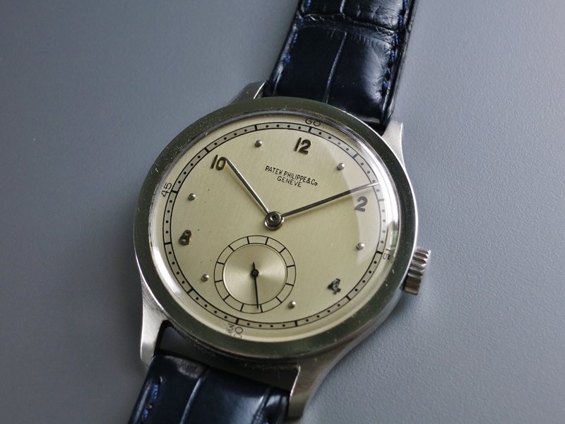 Steel, two tone dial