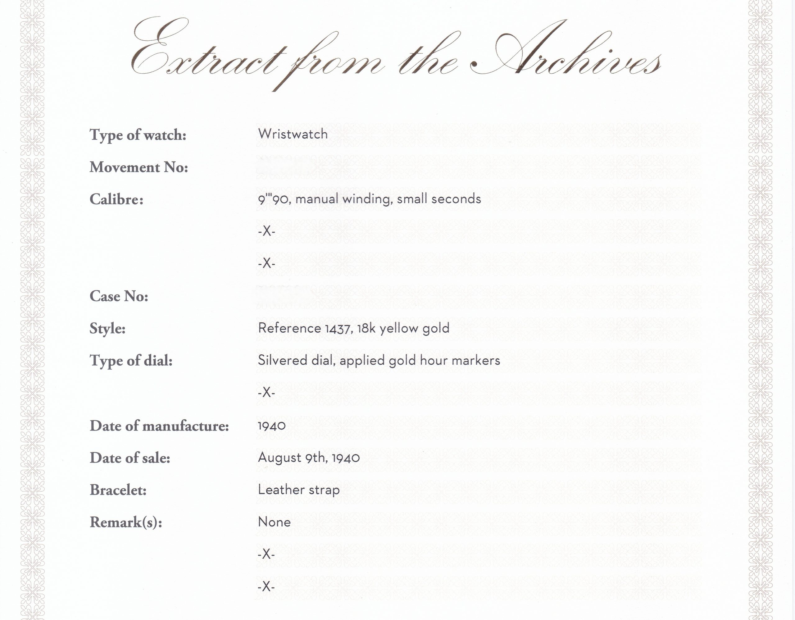 Yellow, Favre-Leuba & Co.