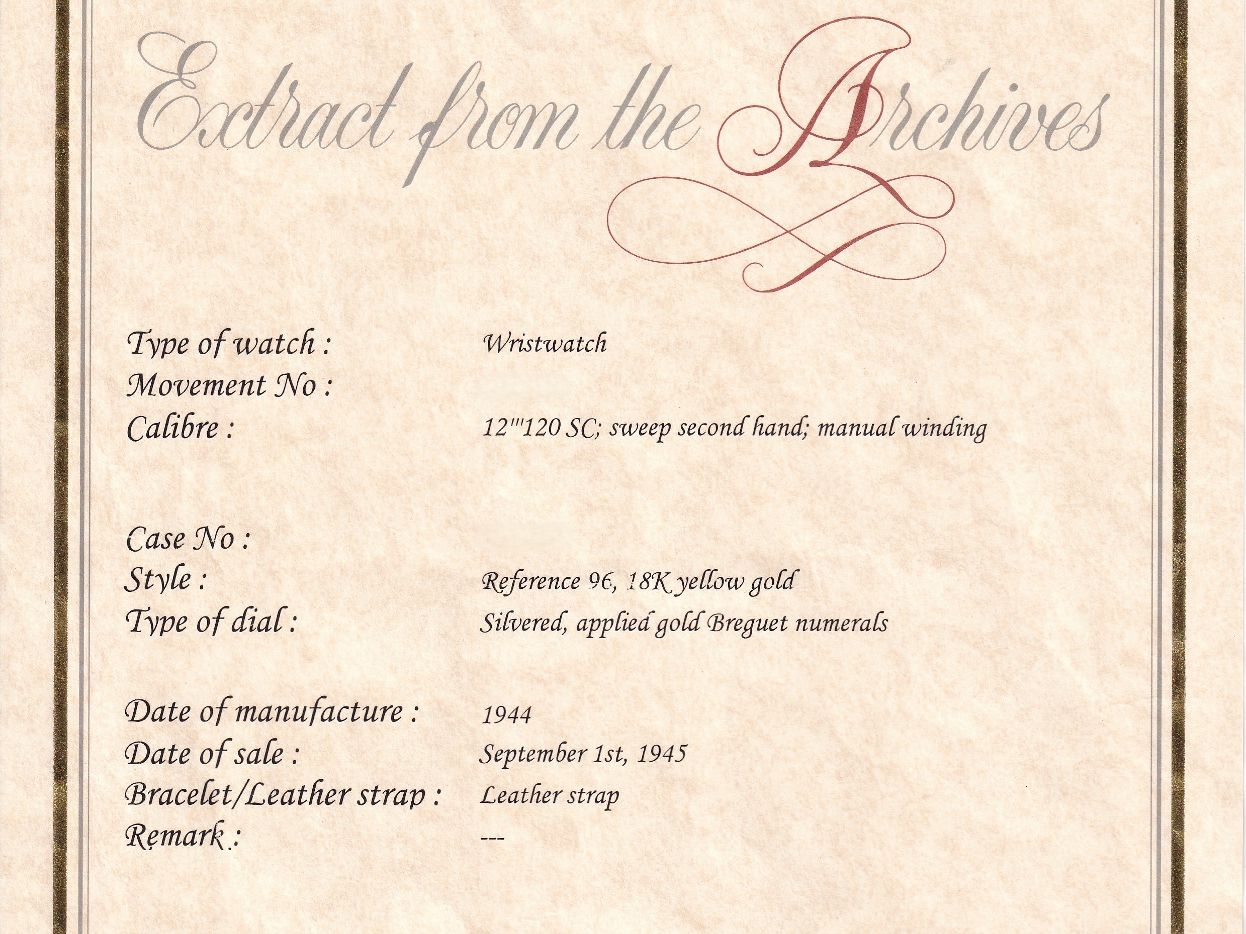 イエロー、12sc、ブレゲインデックス